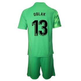 Jalkapallo Pelipaidat Atlético Madrid Maalivahti Jan Oblak 13 Lasten Kolmaspaita 2021-2022 Lyhythihainen